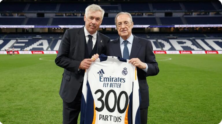 Carlo Ancelotti a atins borna de 300 de meciuri ca antrenor al echipei Real Madrid