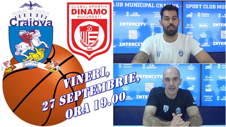 Baschet / SCMU Craiova vrea să uite eşecul din weekend cu o victorie în derbi