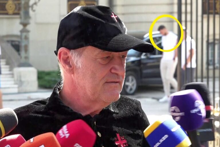 VIDEO+FOTO            Fabulos! În timp ce Gigi Becali anunța la Palat aducerea lui Bîrligea, un alt jucător transferat azi de FCSB trecea prin spatele finanțatorului