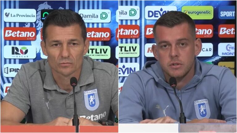 Costel Gâlcă şi Alex Cicâldău au prefaţat meciul “U” Craiova – FC Botoşani