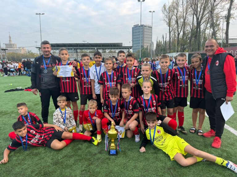 Juniori / AFC Milan Academy Craiova a făcut furori în Capitală