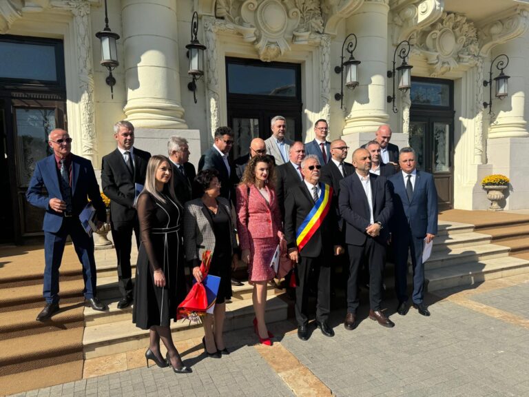 Caracal. Primarul Ion Dodurea și noul Consiliu Local, depunere de jurământ
