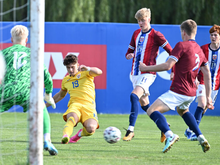 România U19, scoasă la tablă de Norvegia U19 la Buftea