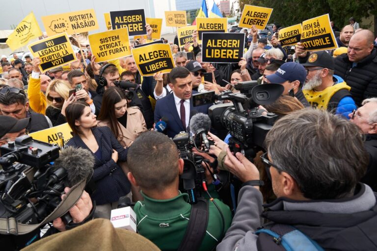 George Simion și campania electorală, în vizorul presei internaționale. Politico: „Extravaganța alegerilor din România trezește fantomele trecutului fascist”
