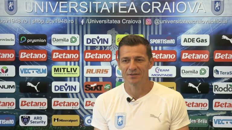 Jovo Lukic și Costel Gâlcă au prefațat partida Oțelul – „U” Craiova