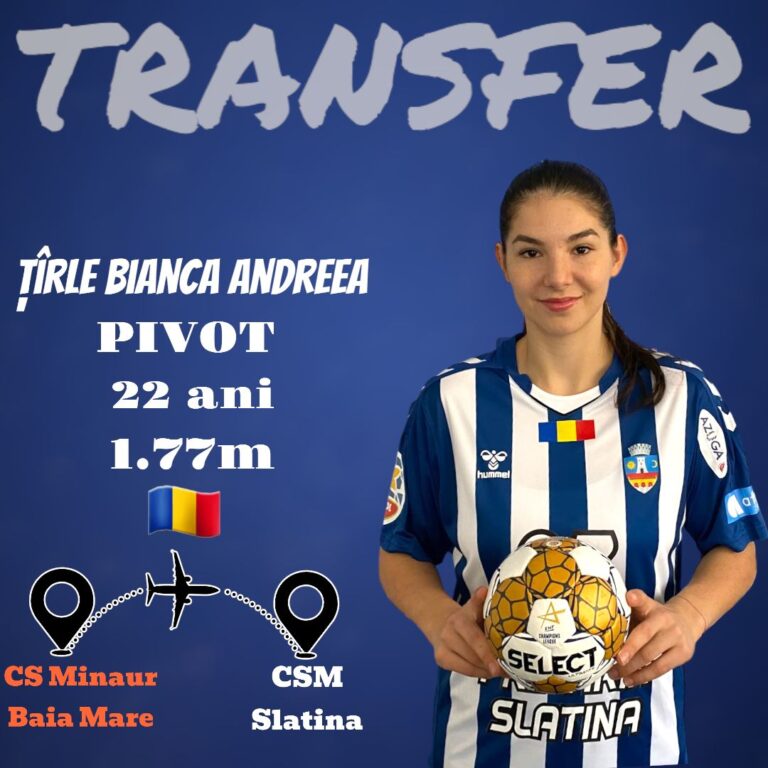 Handbalista Andreea Țîrle vine la CSM Slatina