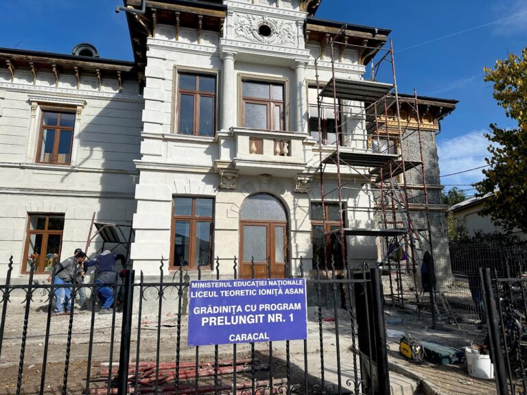 Caracal. Grădinița cu Program Prelungit nr. 1 a intrat în reabilitare