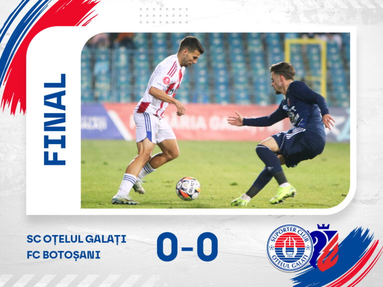 Superliga / FC Botoşani a încurcat-o pe Oţelul, la Galaţi