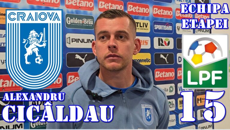 Superliga | Alex Cicâldău a prins echipa etapei a 15-a