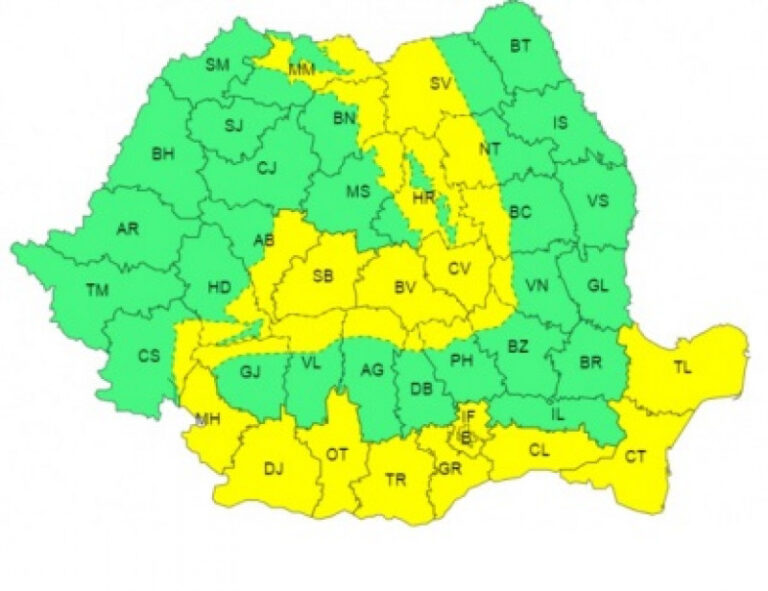 Vremea rea pune stăpânire pe județul Olt