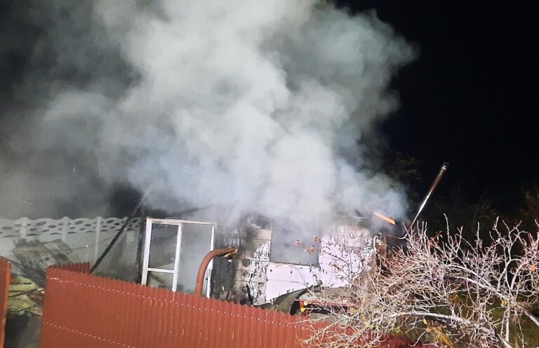 Incendiu în comuna Tufeni