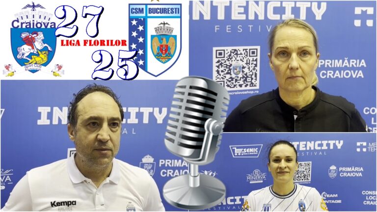 Handbal (f) / Ovidiu Mihăilă, după victoria cu CSM: „Povestea spusă astăzi ne responsabilizează!“