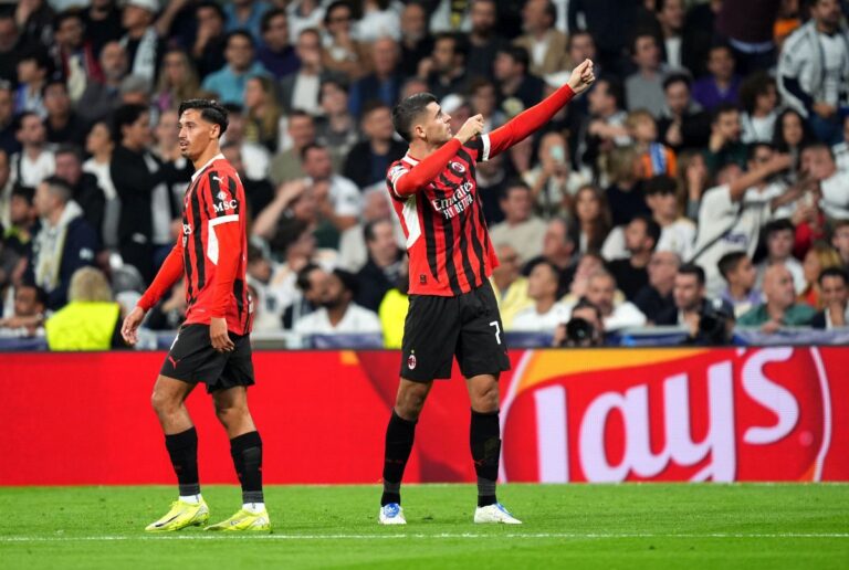 FOTO            Real Madrid – AC Milan 1-3 » Criză pe „Bernabeu”! Fonseca îi dă șah-MAT lui Ancelotti. Clasamentul ACUM din Liga Campionilor