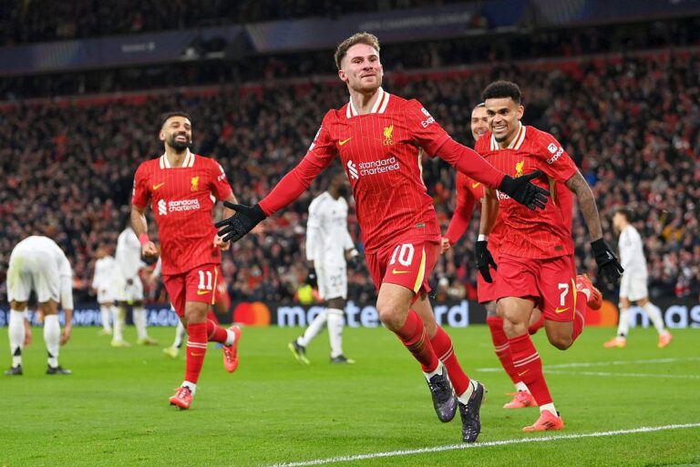 Liverpool – Real Madrid 2-0 » Au dat faliment la „Slot-Machine”. Realul a fost dominată total pe Anfield și TREMURĂ pentru calificare!