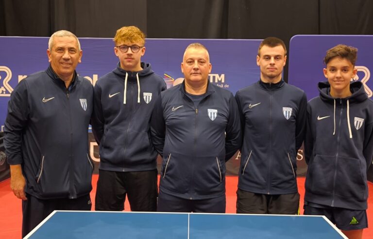 Tenis de masă / CSU Craiova, pe locul 6 la finele turului din Superliga masculină
