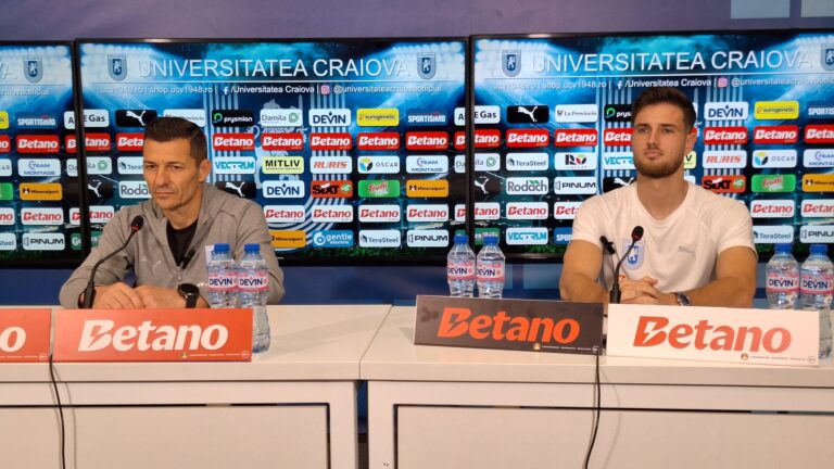 Costel Gâlcă şi Mihai Căpăţînă au prefaţat meciul “U” Craiova – Sepsi