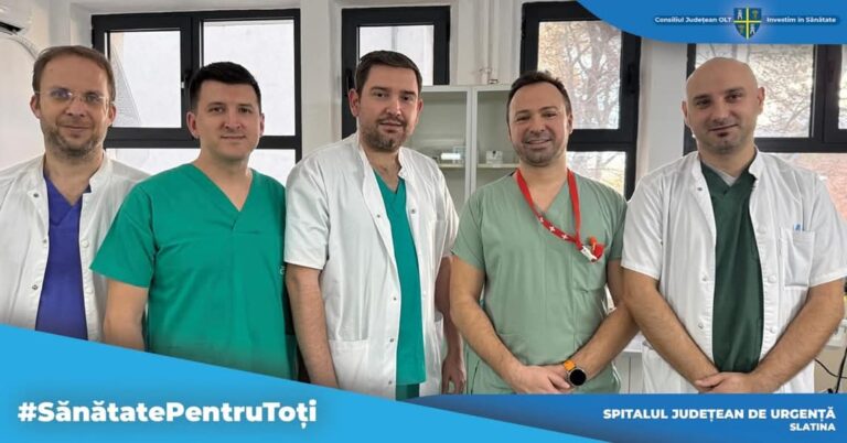 Performanță și devotament în Urologie: Realizările Secției Urologie a SJU Slatina