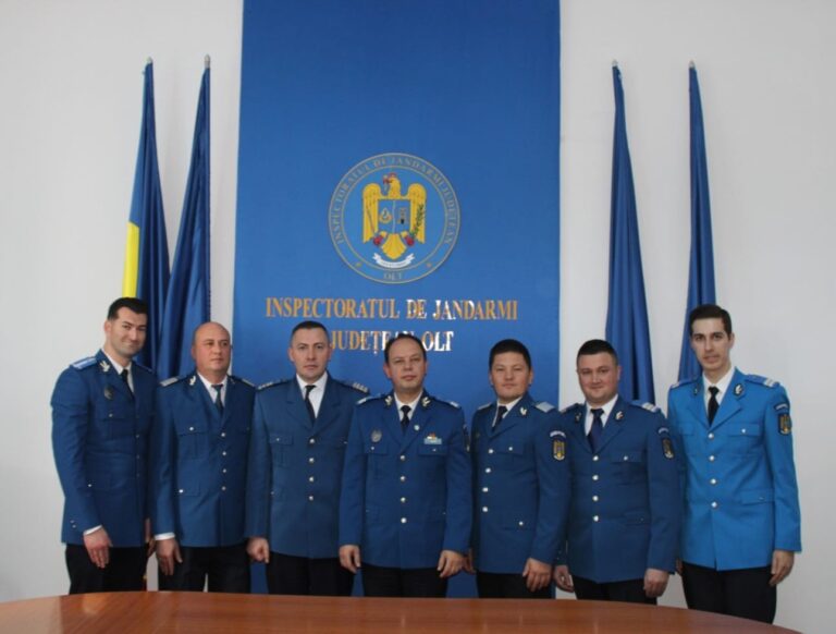 IJJ Olt, festivitate de avansare în grad cu ocazia Zilei Naționale a României