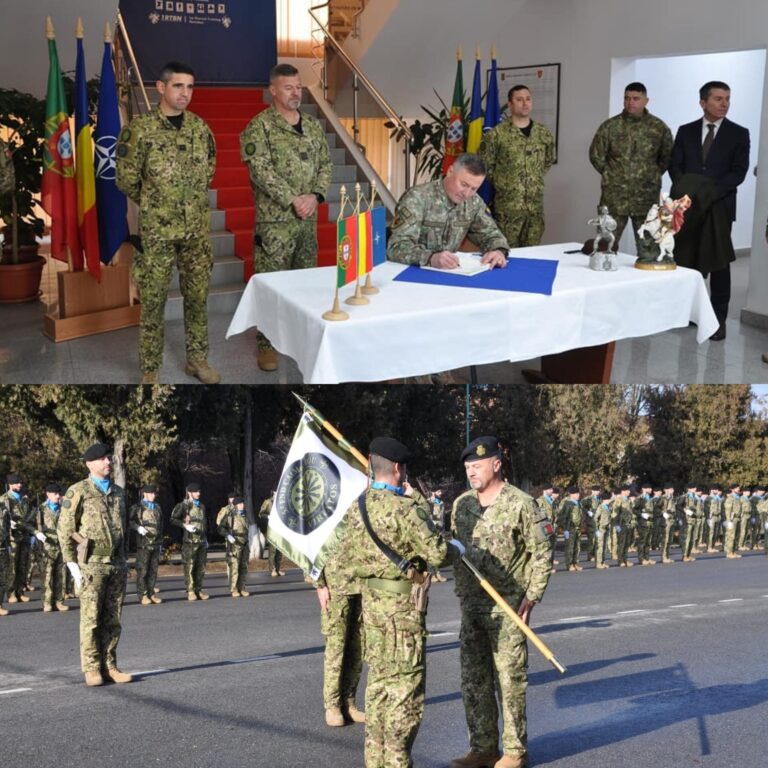 Batalionul 1 Instrucție Olt. Transfer de autoritate între rotațiile Contingentului Portughez în România