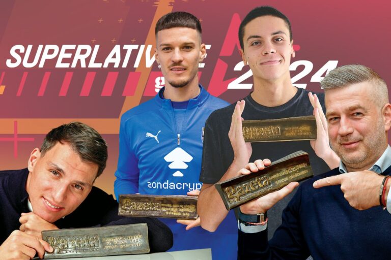 VEZI VIDEO                    CAMPIONII Superlativelor GSP, cea de-a 59-a ediție: Dennis Man (Fotbalistul Anului), Edward Iordănescu (Antrenorul Anului), Risto Radunovic (Jucătorul Străin al anului) și David Popovici (Sportivul Anului)!