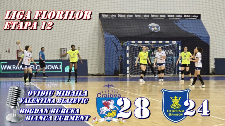 Handbal (f) / Entuziasm la Craiova după victoria cu Brașov! Burcea, deranjat de rezultat