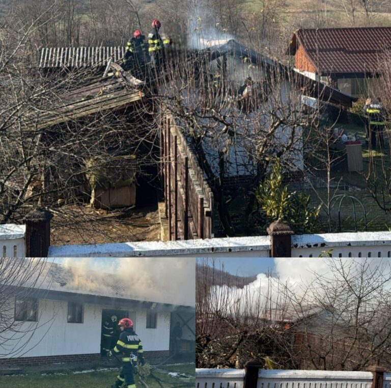 Incendiu la o anexă gospodărească din comuna Cungrea