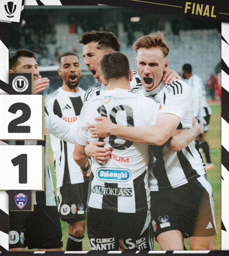 Superliga / U Cluj, victorie chinuită în faţa Gloriei Buzău