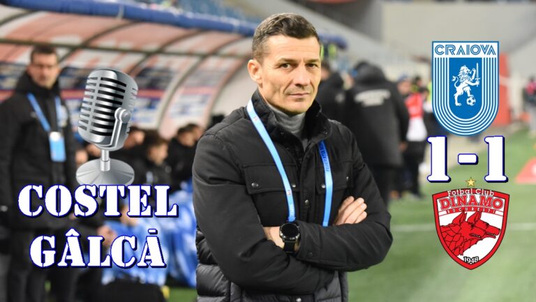Costel Gâlcă, după meciul cu Dinamo: “Trebuia să fie 3-1, 4-1 cel puţin!”