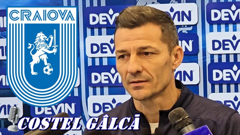 Costel Gâlcă: “Începem cu gândul de a lua titlul şi Cupa României”