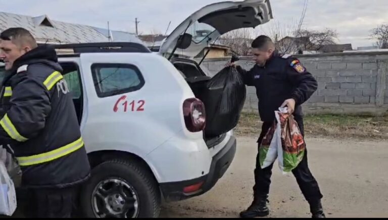 VIDEO. Solidaritate după incendiu. Ajutor pentru familia cu trei copii din Ipotești