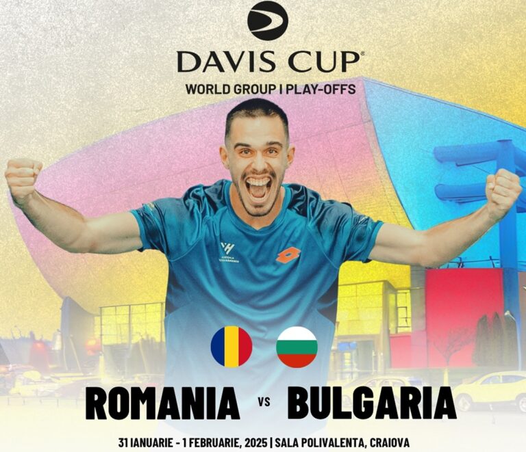 Cupa Davis / Un nou spectacol în Polivalentă! România – Bulgaria se joacă în Bănie!