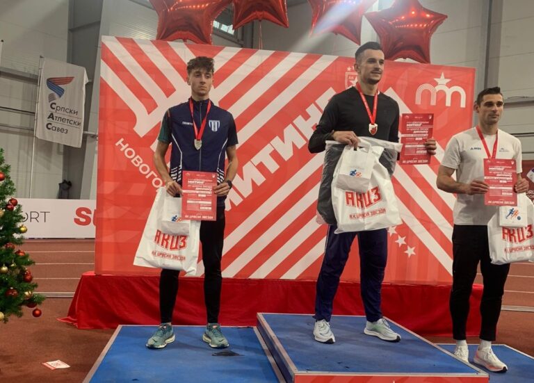 Constantin Deaconescu, aur și argint la internaționalele de atletism de la Belgrad