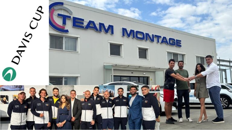 Team Montage, sponsorul Cupei Davis, susţine România în duelul cu Bulgaria