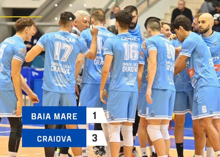Volei (m) / Craiova-i „fruncea“! Oltenii lui Pascu, din nou lideri în Divizia A1