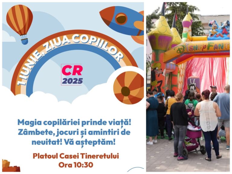 Balșul devine tărâmul copilăriei de 1 Iunie. Primăria organizează o zi plină de magie și distracție