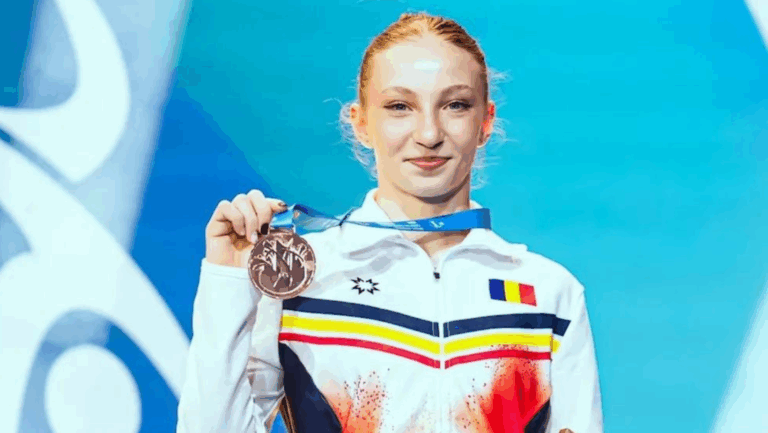 Gimnastică artistică | Ana Bărbosu a câștigat aur la sol și argint la bârnă, la CE de la Leipzig