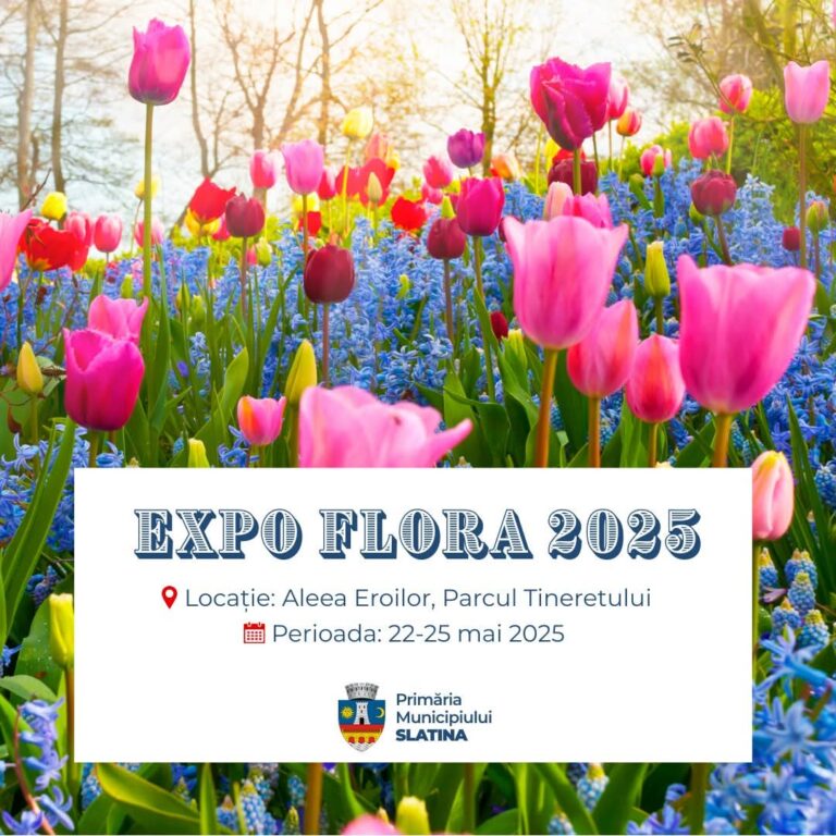 Slatina înflorește! Expo Flora 2025 transformă Aleea Eroilor într-un paradis floral