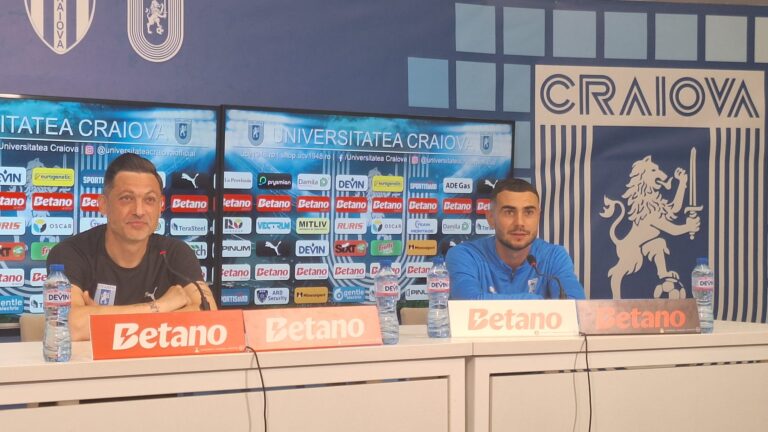 Mirel Rădoi şi Vladimir Screciu au prefaţat partida „U” Craiova – Dinamo