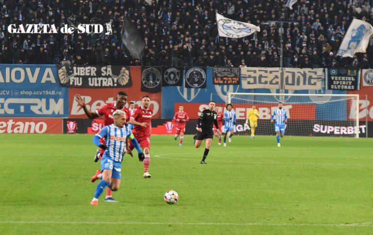 U Craiova îşi ia rămas bun de la suporteri cu un derbi de tradiţie