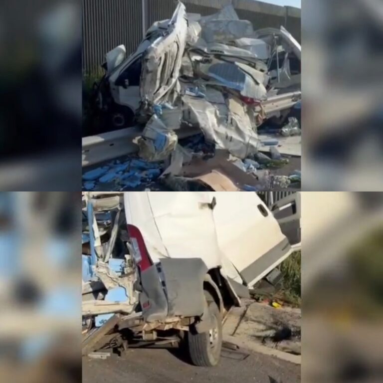 VIDEO. Accident grav pe Drumul Expres DEx12. Un mort și un rănit grav în urma coliziunii dintre o autoutilitară și un TIR