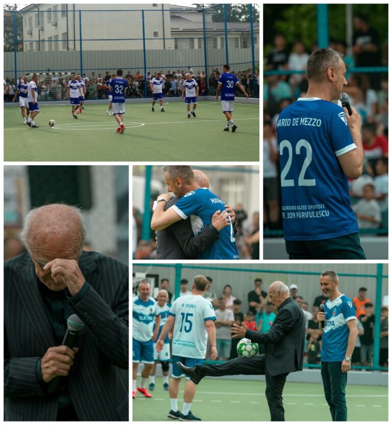 Emoție și recunoștință la Slatina. Baza Sportivă „Ion Pârvulescu” a fost inaugurată