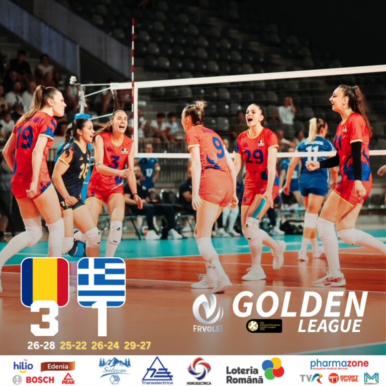 Volei (f) | România, victorioasă în faţa Greciei în Golden League