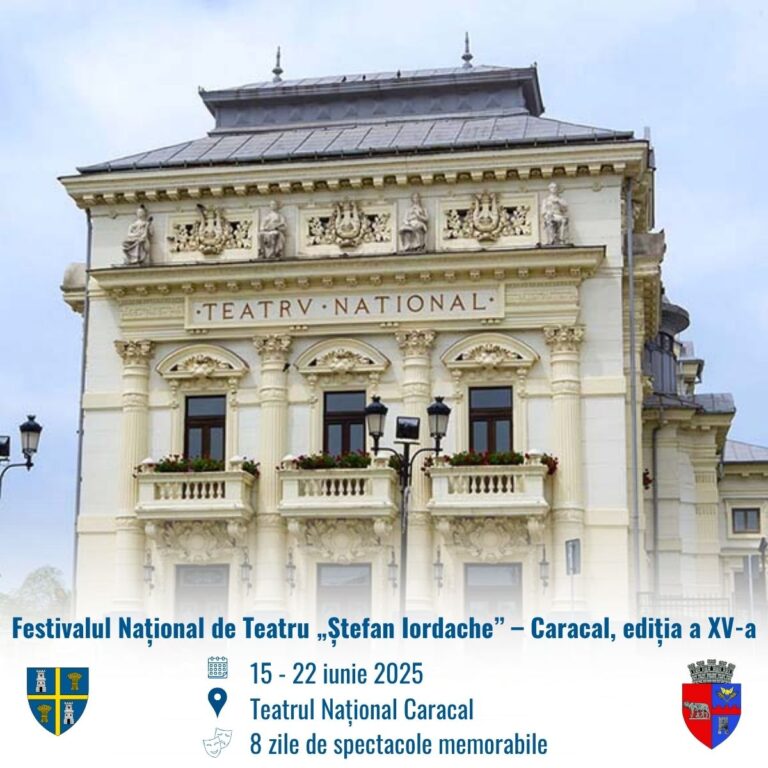 Caracalul devine din nou capitala teatrului românesc. Festivalul „Ștefan Iordache”, susținut financiar de Consiliul Județean Olt