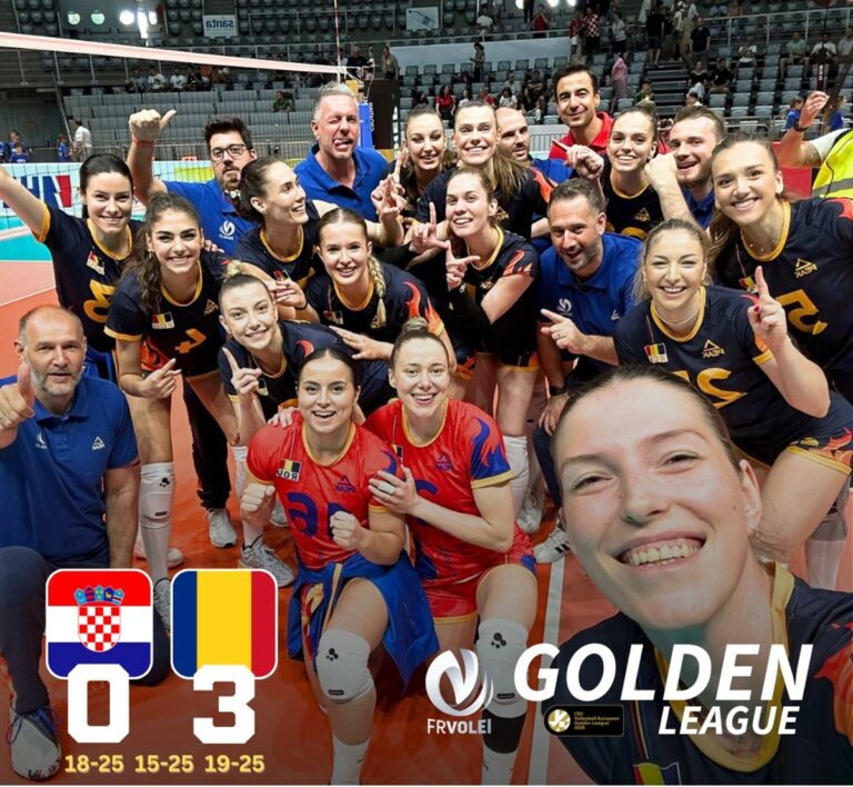 Volei | Echipele României au încheiat săptămâna perfect la Golden League