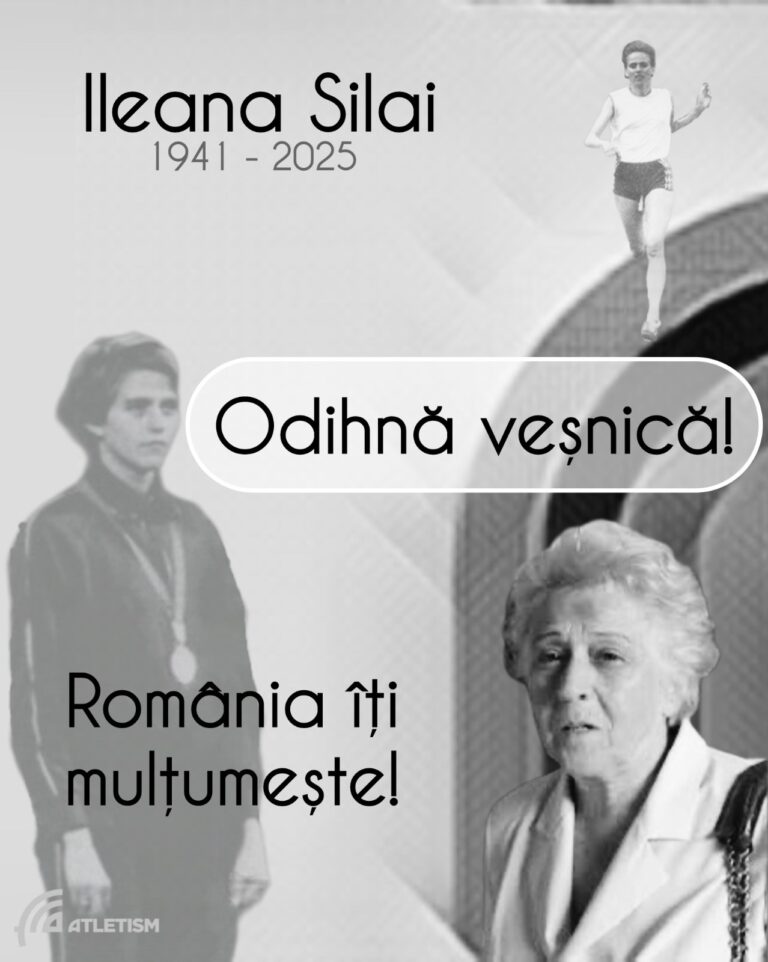 Atletism | Vicecampioana olimpică Ileana Silai a încetat din viață la 83 de ani