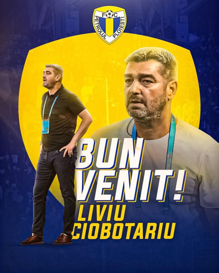 Superliga | Liviu Ciobotariu, numit antrenor principal la Petrolul Ploiești