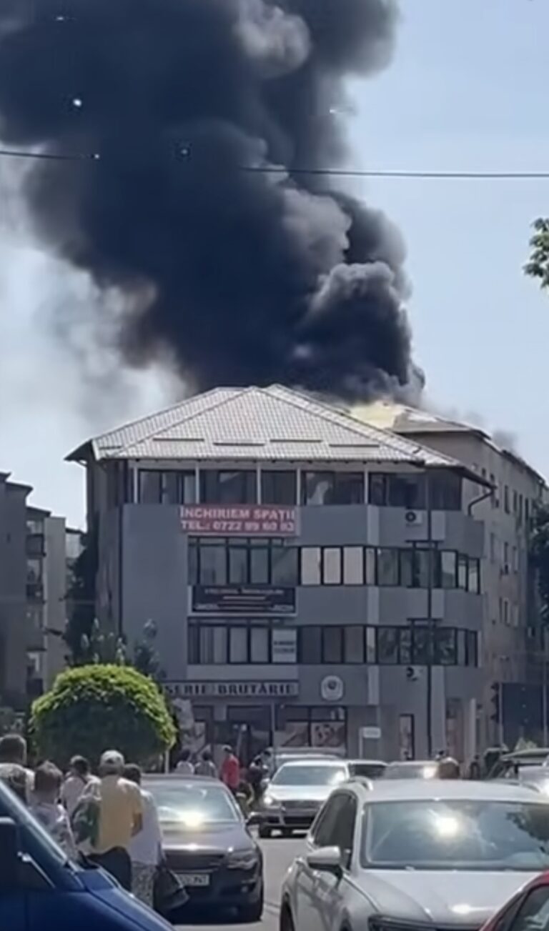 Incendiu de proporții, în Slatina