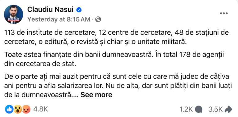 OPINIE Numitorul comun pentru un manelist condamnat și întregul sistem românesc de cercetare: eșecul unor elite de a gândi critic în momente critice