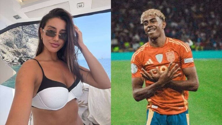 Yamal, „marchează“ şi în vacanţă! Starul Barcelonei, alături de o stewardesă de 30 de ani
