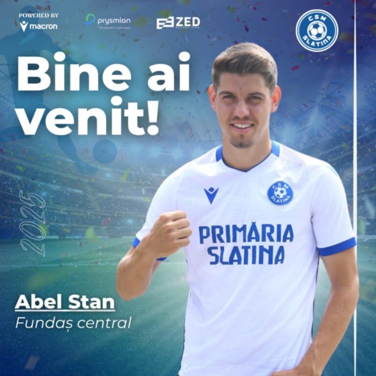 Abel Stan revine la CSM Slatina după un sezon solid la Baia Mare